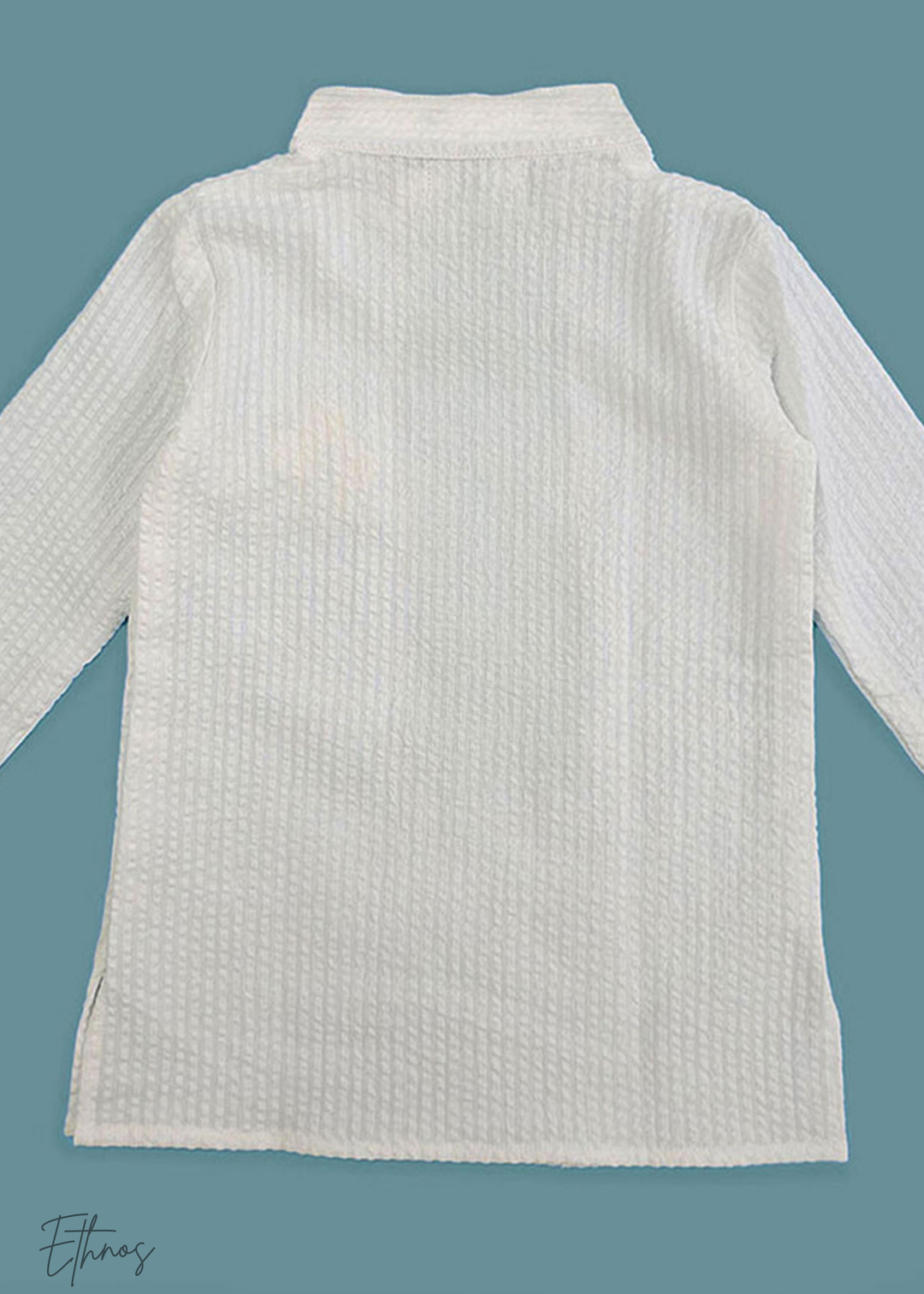 Organic Cotton White Kurta with Pajama - Windowbloom