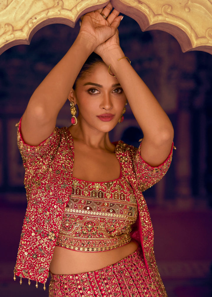 Wine Red Georgette Salwar Suit