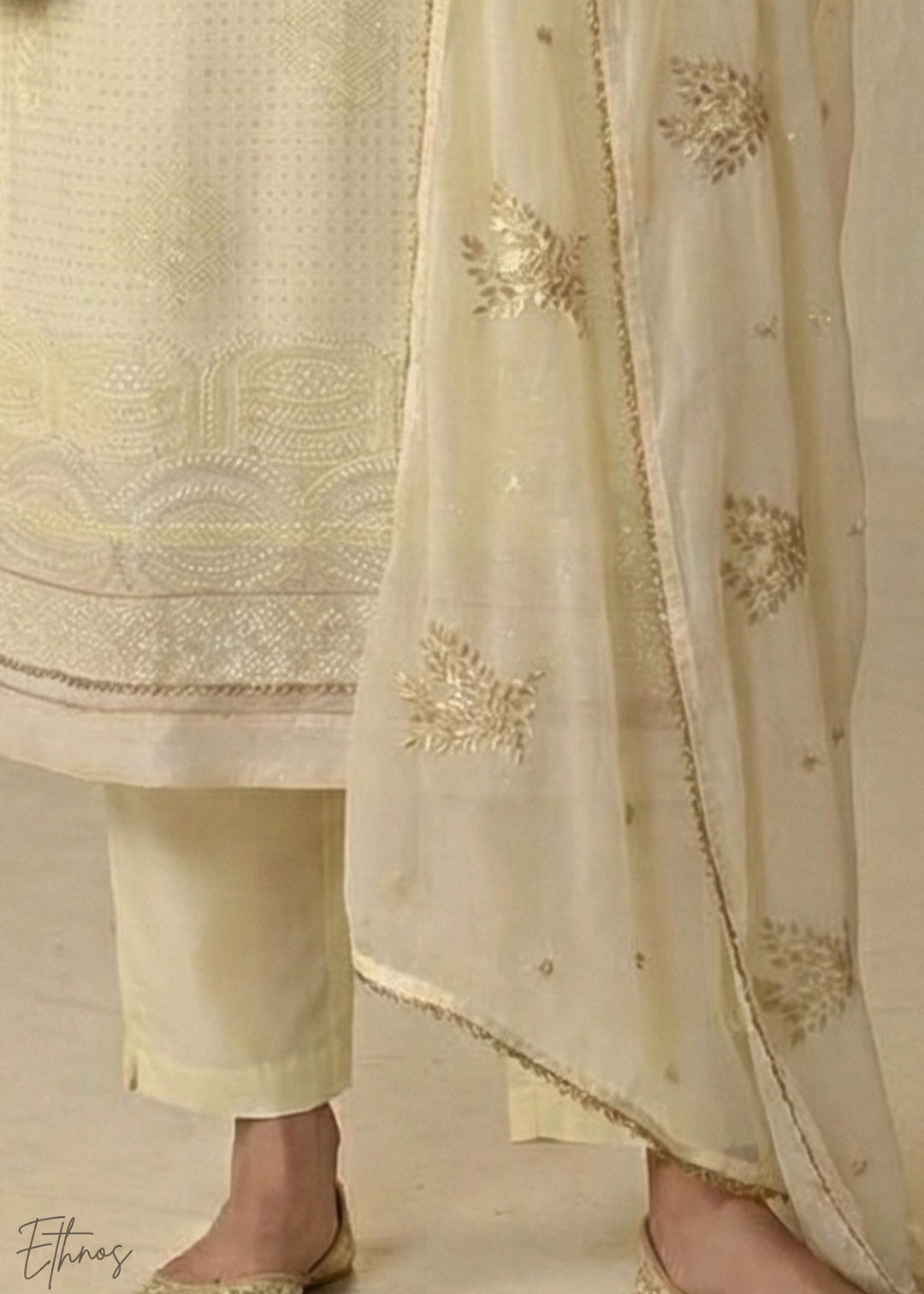 Lemon Yellow Georgette Pant Suit