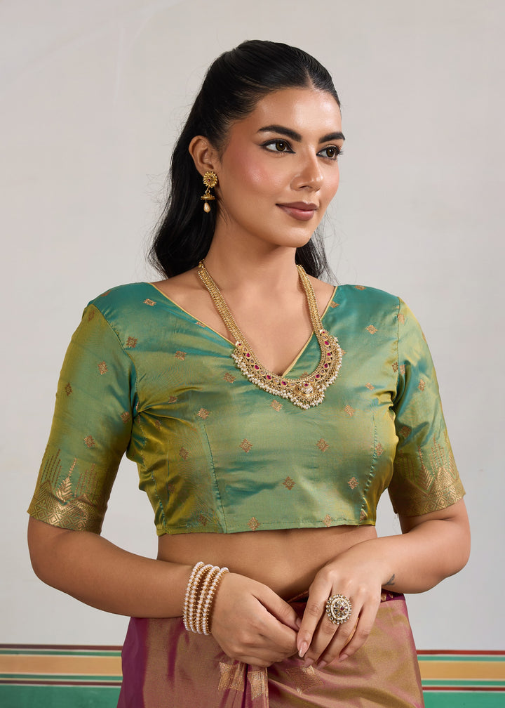 Coffee brown Pure Silk Saree