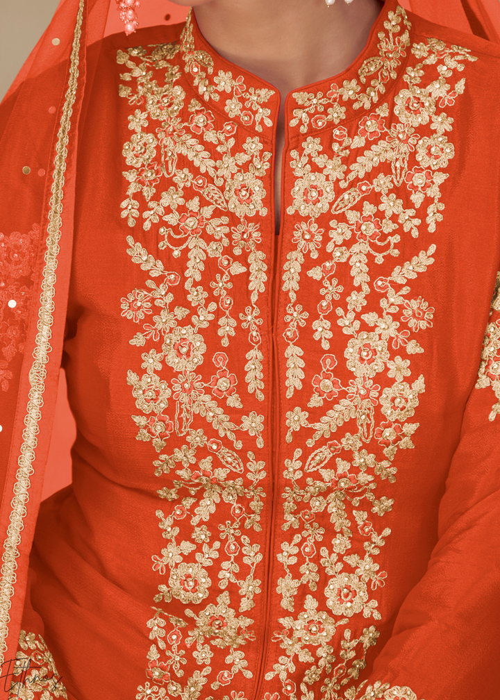 Sunset Marigold Majestic Baroque Chinon Palazzo Suit