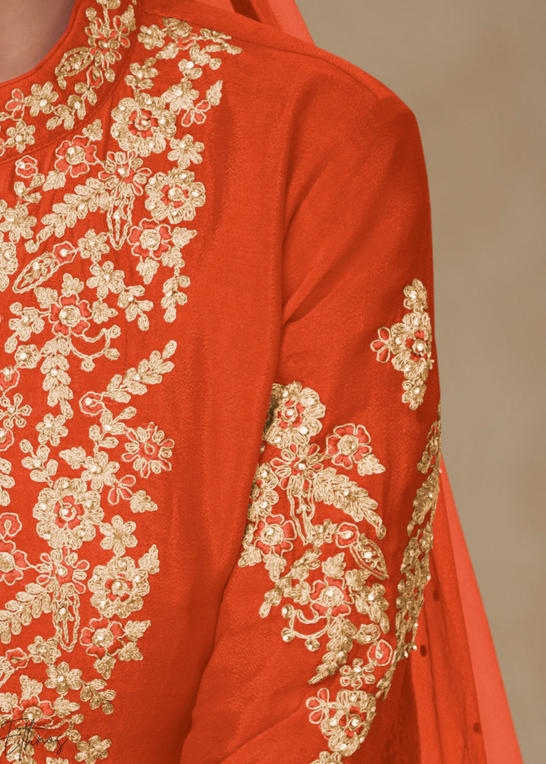 Sunset Marigold Majestic Baroque Chinon Palazzo Suit