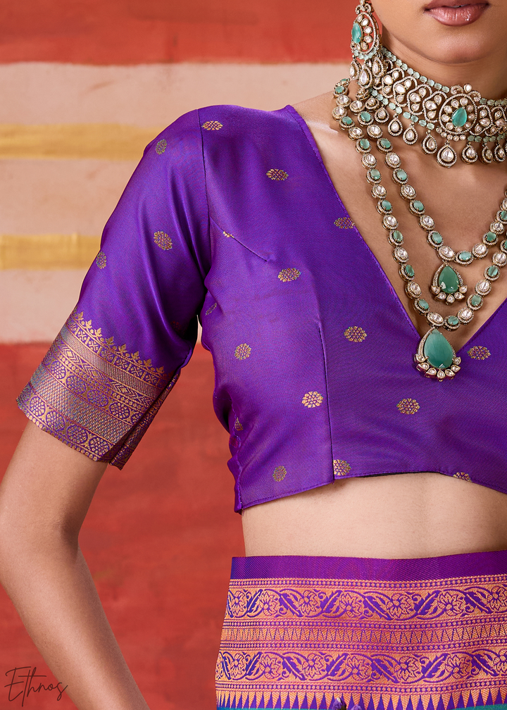 Teal Blue Pochampally Silk Saree